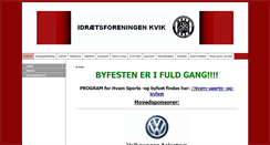Desktop Screenshot of if-kvik.dk