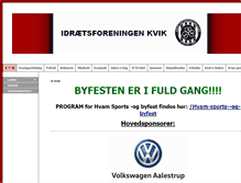 Tablet Screenshot of if-kvik.dk